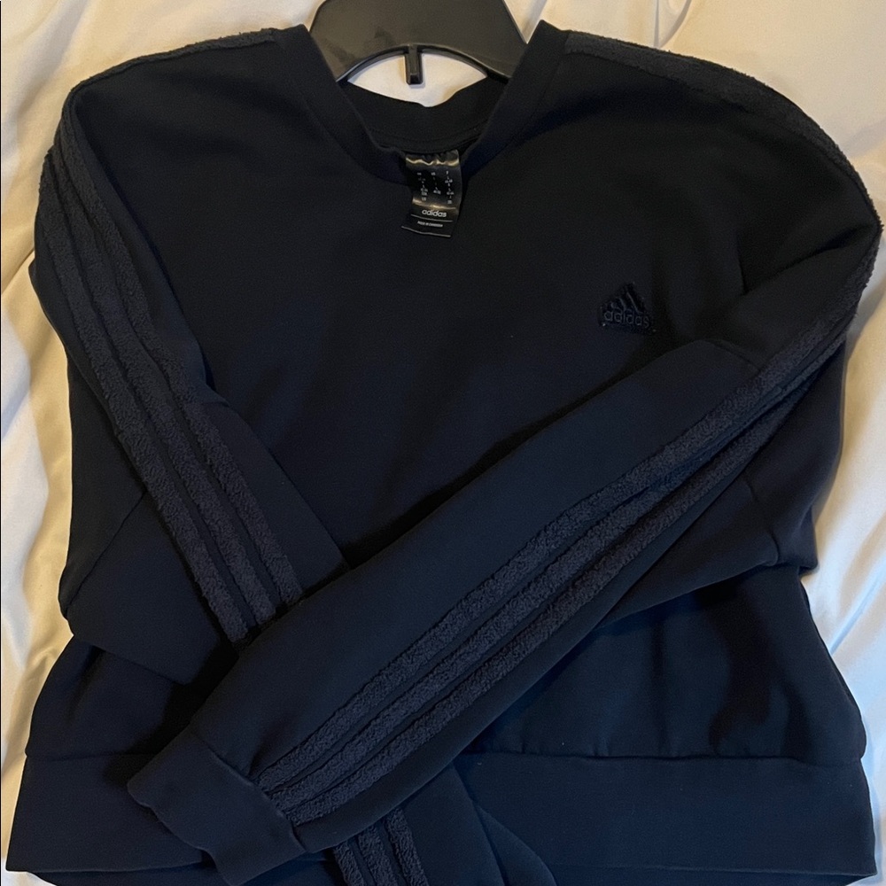 Adidas Black Crewneck Sweater